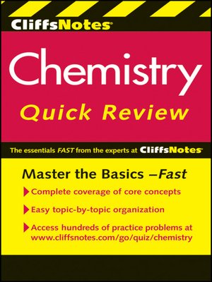 cover image of CliffsNotes Chemistry Quick Review